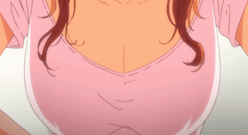 girls rush, hinano (girls rush), animated, animated gif, screen capture, 1boy, 1