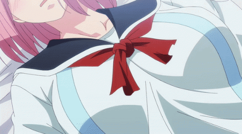 shuumatsu no harem, kitayama rena, hino kyouji, animated, animated gif, screen c