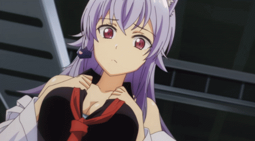 kaijin kaihatsu-bu no kuroitsu-san, wolf bate, animated, animated gif, screen ca