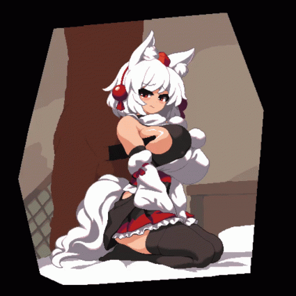 touhou project, inubashiri momiji, takorin, large filesize, 1:1 aspect ratio, an