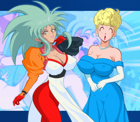 dragon ball, dragon ball z, tenchi muyo!, hyper dimension x, ryouko (tenchi muyo