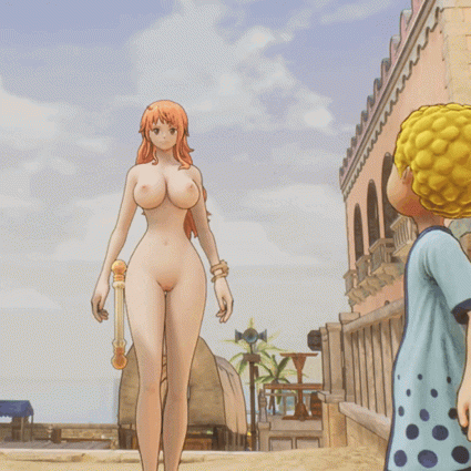 one piece, one piece odyssey, nami (one piece), cg art, game cg, large filesize,