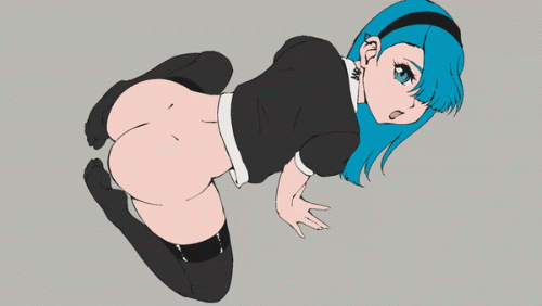 khindzadza, 16:9 aspect ratio, animated, animated gif, 1boy, ass, blue eyes, blu