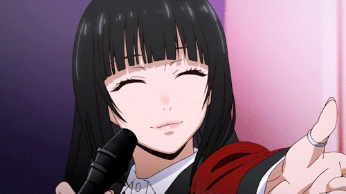 yumeko jabami, 16:9 aspect ratio, animated, low resolution, animated gif, kakegu