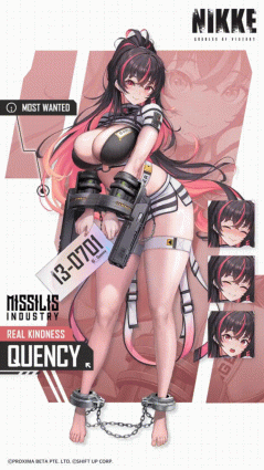 goddess of victory: nikke, quency (nikke), high resolution, large filesize, anim