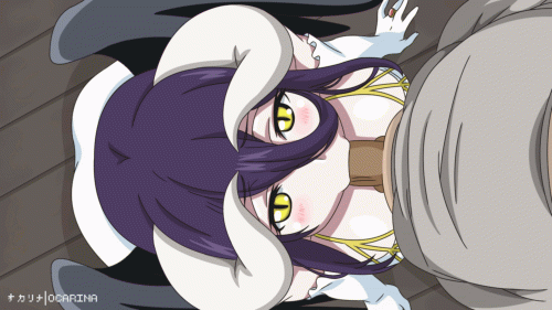 overlord (maruyama), albedo (overlord), ocarinaotw, 16:9 aspect ratio, animated,