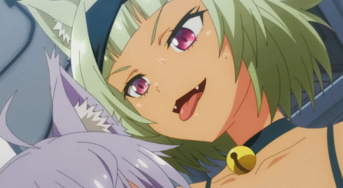 kaijin kaihatsu-bu no kuroitsu-san, wolf bate, animated, animated gif, screen ca