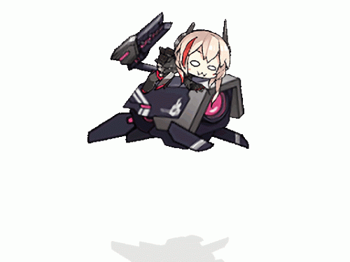 girls' frontline, dinergate (girls' frontline), m4 sopmod ii jr., 4:3 aspect rat