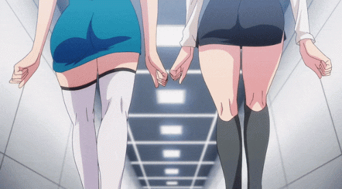 shuumatsu no harem, katagiri rea, isurugi neneko, animated, animated gif, screen