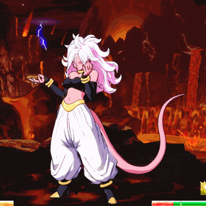 dragon ball, dragon ball fighterz, android 21, majin android 21, 1:1 aspect rati