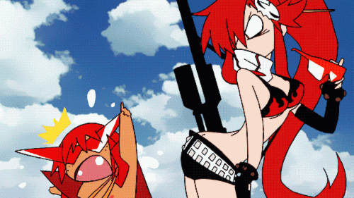 tengen toppa gurren-lagann, tengen toppa gurren lagann: parallel works, yoko lit