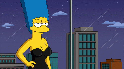 the simpsons, marge simpson, wvs, 16:9 aspect ratio, animated, animated gif, car