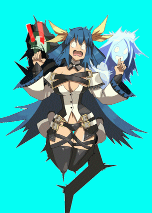 guilty gear, guilty gear xrd, dizzy (guilty gear), necro (guilty gear), undine (