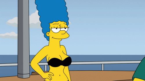 the simpsons, marge simpson, wvs, 16:9 aspect ratio, animated, animated gif, car