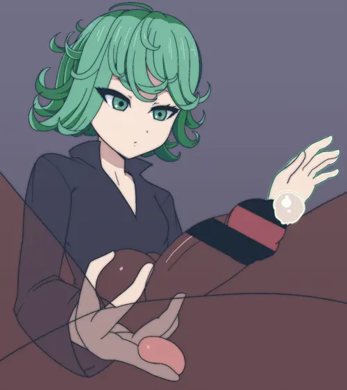 taraba, one-punch man, tatsumaki (one-punch man), 1boy, 1girl, anal fingering