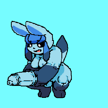 t-boy, nintendo, pokemon, pokemon species, eeveelution, glaceon, 1futanari