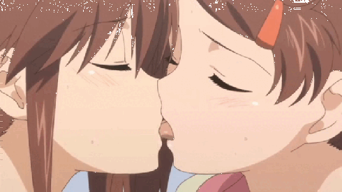 kissxsis, suminoe riko, suminoe ako, 2girls, blush, brown hair, close-up