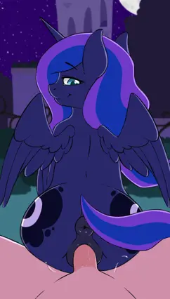 fearingfun, my little pony, princess luna, alicorn, animal genitalia