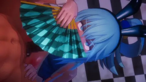 kono subarashii sekai ni shukufuku wo! aqua animated by mitsuboshil about ahegao(アヘ顔) bulge(もっこり) symbol-shaped_pupils(シンボル形瞳)