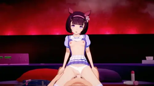 uma musume - pretty derby,seventeen nishino flower video by st,luv about nude_male(裸の男性) short_hair(ショートヘア) thighhighs(サイハイソックス)