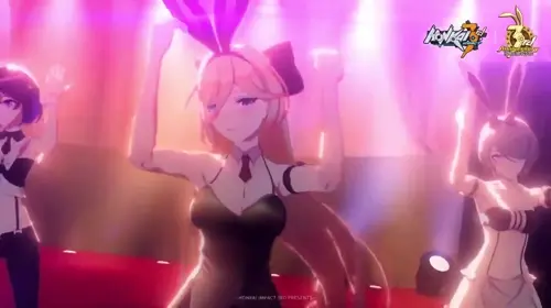 guns girlz,honkai impact 3 kiana kaslana,raiden mei,yae sakura,fu hua,seele vollerei,rita rossweisse,murata himeko,bianka durandal ataegina,kallen kaslana video about blonde_hair(金髪の毛) heart(❤) heart_hands(ハートハンド)