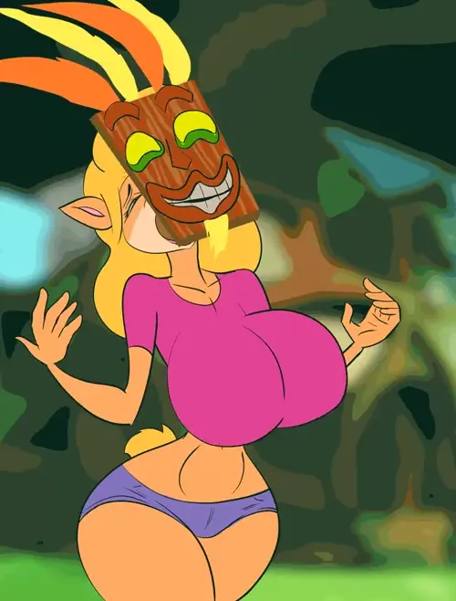 crash bandicoot tawna bandicoot,aku aku doujin anime by thebigbadwolf01 about blonde_hair(金髪の毛) fellatio(フェラチオ) midriff(上腹部)