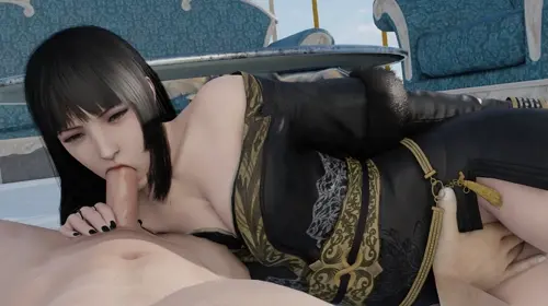 final fantasy,final fantasy xv gentiana hentai video by lazyprocrastinator about breasts(乳) oral(オーラル) penis(ペニス)