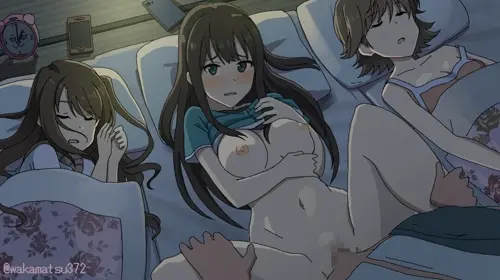 idolmaster,idolmaster cinderella girls shibuya rin,shimamura uzuki,honda mio,idol unit,new generations video by wakamatsu,wakamatsu372,otayama about bouncing_breasts(乳揺れ) loli_face(ロリ顔) wardrobe_malfunction(服の故障)