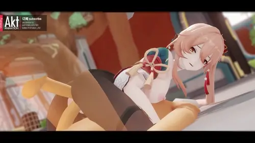 guns girlz,honkai: star rail guinaifen animated by akt