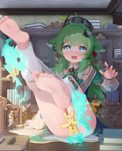 guns girlz,honkai: star rail huohuo animated by wood cube