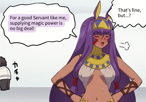 fate,fate/grand order fujimaru ritsuka,nitocris,medjed animated by pononozo