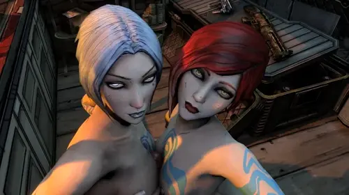 Borderlands,Borderlands 2 Siren,Maya,Lilith,Marcus doujin anime by Zmsfm