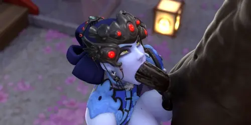 Overwatch,Overwatch 2 Widowmaker,Black Lily Widowmaker hentai anime by Aphy3d