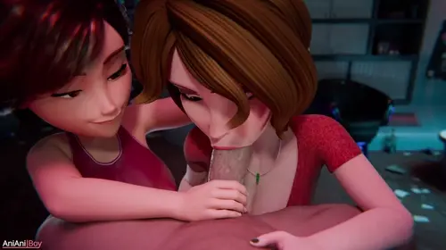 The Incredibles,Big Hero 6 Helen Parr,Elastigirl,Aunt Cass hentai video by Anianiboy