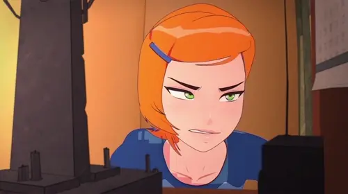 Ben 10 Gwendolyn Tennyson,Four Arms doujin anime by Skuddbutt