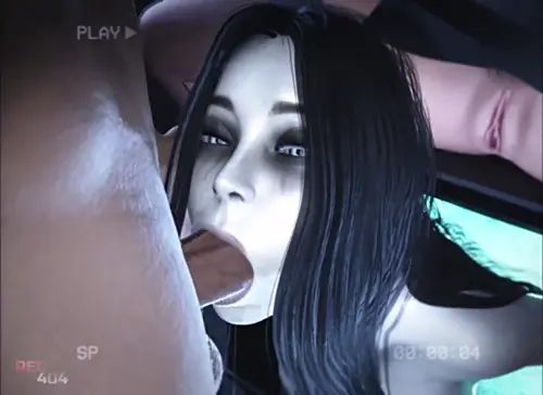 The Ring,The Addams Family,Wednesday Yamamura Sadako,Wednesday Addams,Jenna Ortega hentai video by Red404