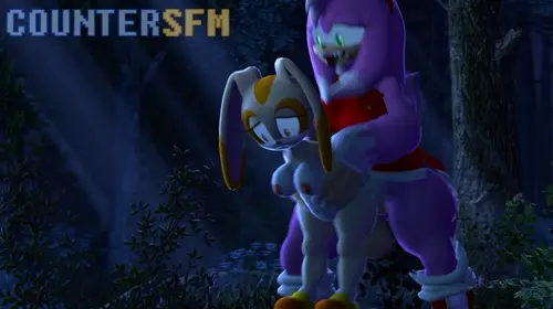 Sonic The Hedgehog,Sonic Unleashed Amy Rose,Cream The Rabbit,Amy Rose The Werehog hentai video by Countersfm