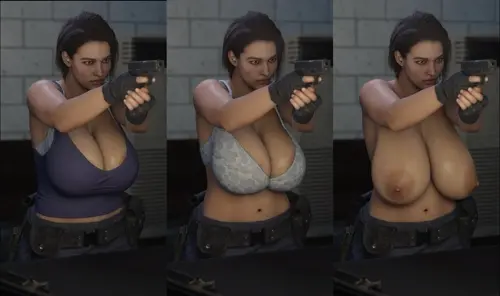 Resident Evil,Resident Evil 3: Nemesis Jill Valentine doujin anime by Vreya3d