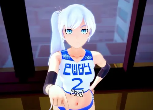 Rwby,Koikatsu Weiss Schnee animated by Combatwombat