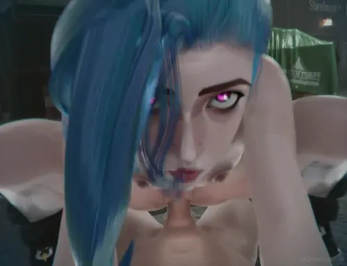League Of Legends Jinx hentai anime by unforbidden