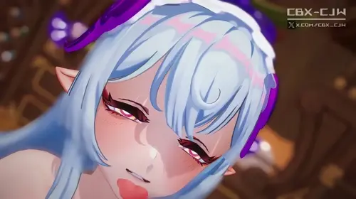 Genshin Impact hentai anime by Orange-Half-God