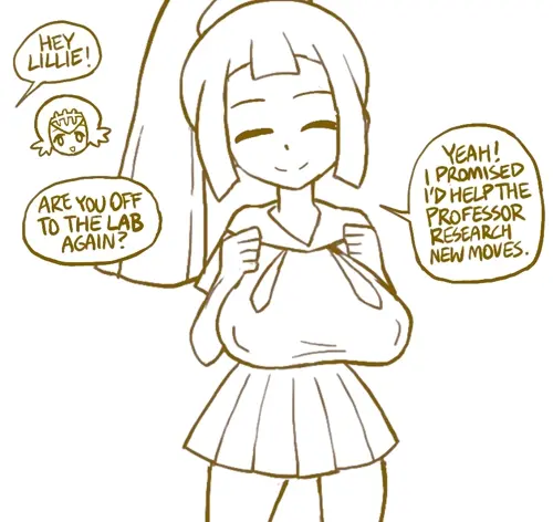 Pokemon Lillie,Lana hentai video by Mossy Froot,frootnsfw