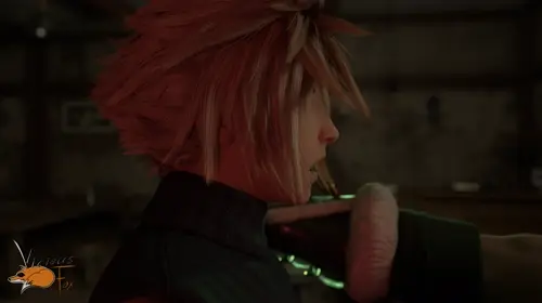 Final Fantasy,Final Fantasy Vii,Final Fantasy Vii Remake Tifa Lockhart,Cloud Strife animated by ViciousFox