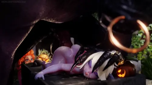 League Of Legends,Mythology,European Mythology,Greek Mythology Tristana doujin anime by Big Green