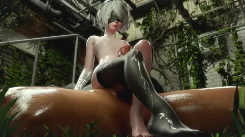 Nier,Nier: Automata Yorha No.2 Type B hentai anime by Kaogum