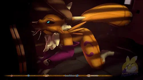 Digimon Renamon animated by Kespr