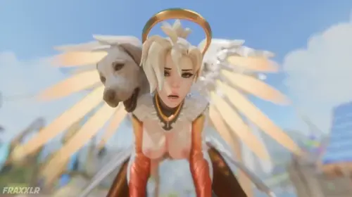 Overwatch,Overwatch 2 Mercy video by fraxxlr