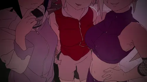Naruto,Naruto Shippuden Uzumaki Naruto,Hyuuga Hinata,Haruno Sakura,Yamanaka Ino doujin anime by 5 Nan (5nan 5nan)