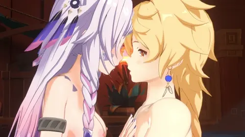 Genshin Impact Aether,Citlali hentai anime by viklodn