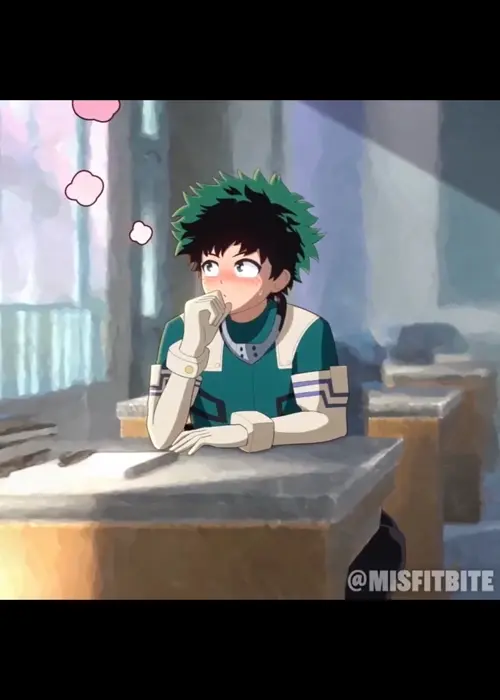 My Hero Academia Midoriya Izuku,Uraraka Ochako,Izuocha animated by misfitbite